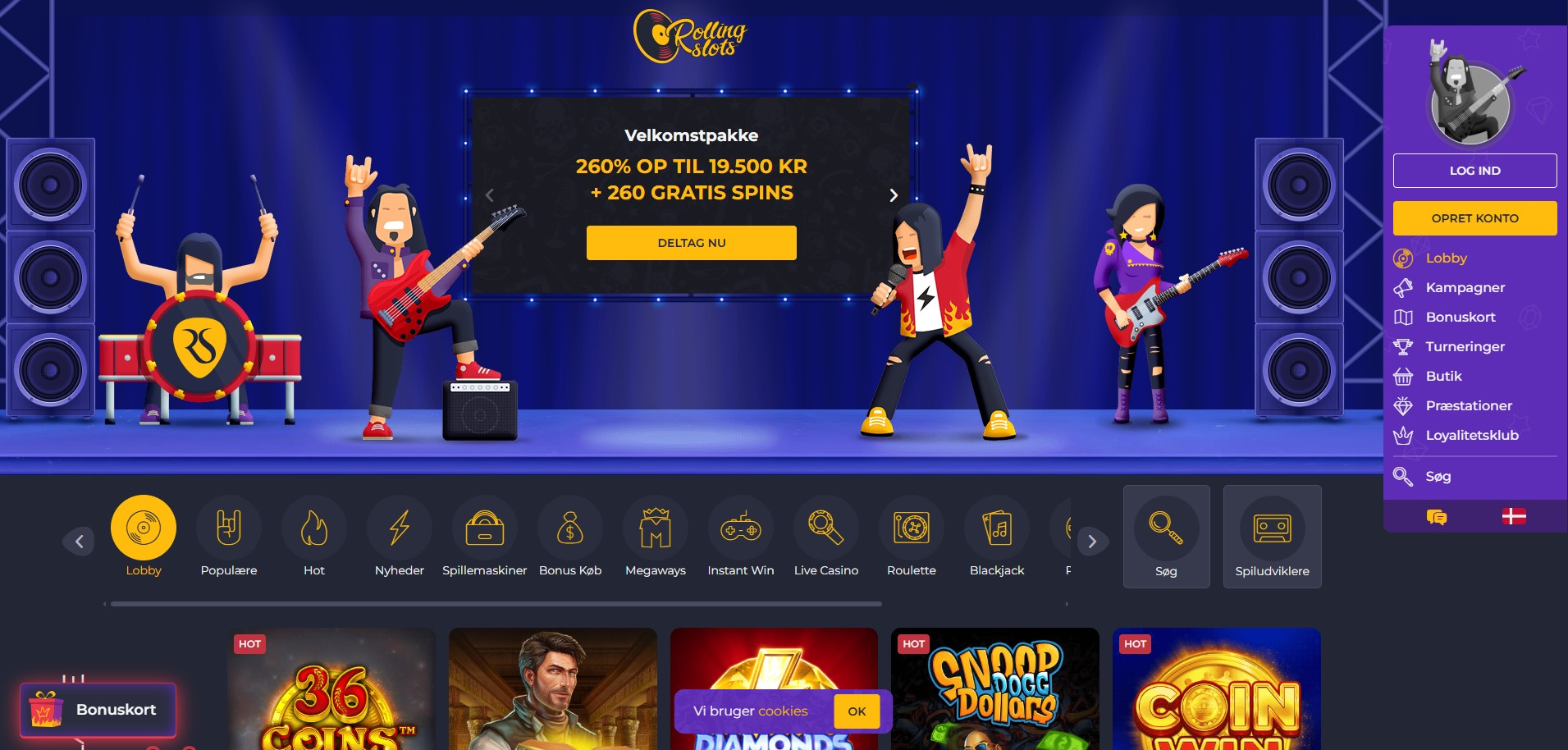 rolling slots casino